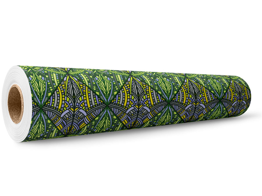 Emerald City Art Deco Wrap Film Wholesale Roll~Rwraps Series 914 Digitally Printed Vinyl Roll~5