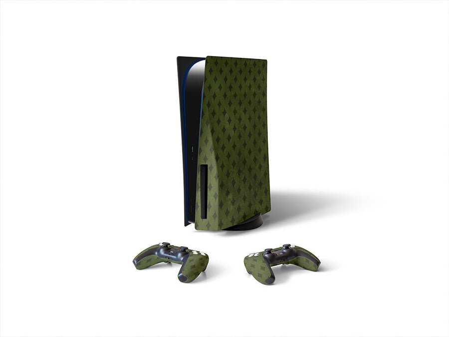 emerald diamonds gothic Sony PS5 DIY Skin