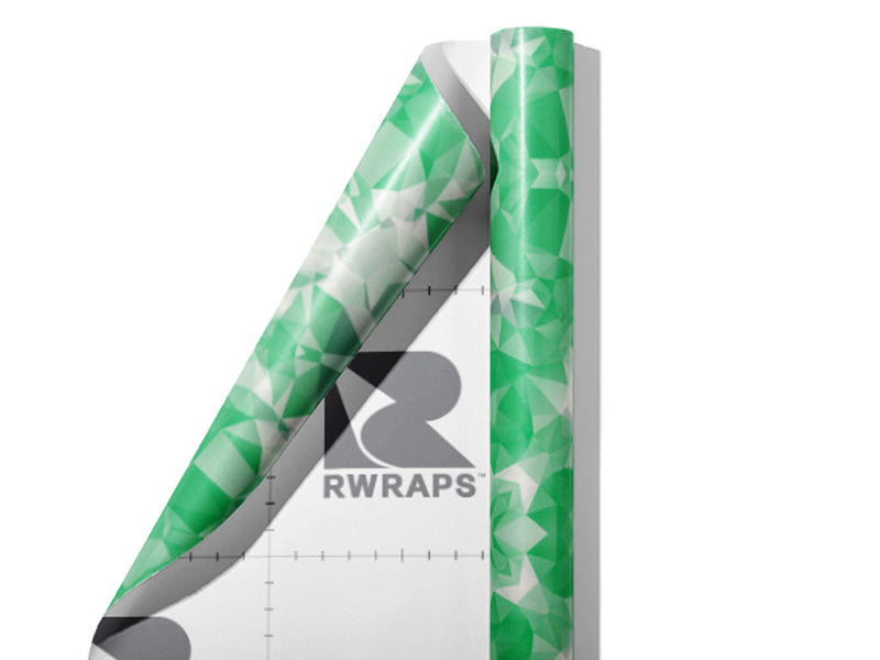 Emerald Tile Wrap Film Sheets~Rwraps Series 914 Emerald Tile Scrolled Sheet~4
