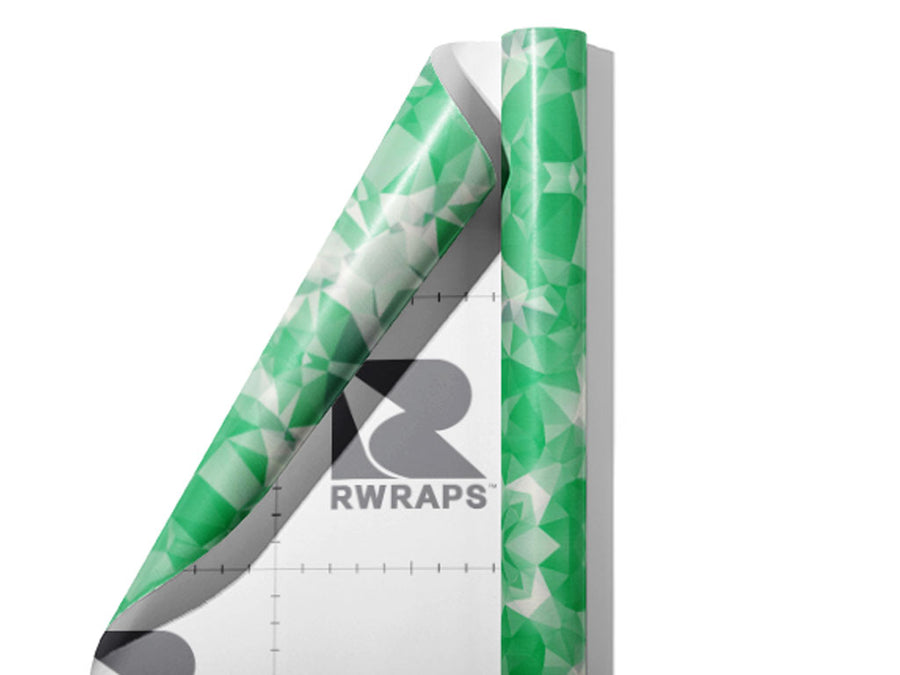Emerald Tile Wrap Film Sheets~Rwraps Series 914 Emerald Tile Scrolled Sheet~4
