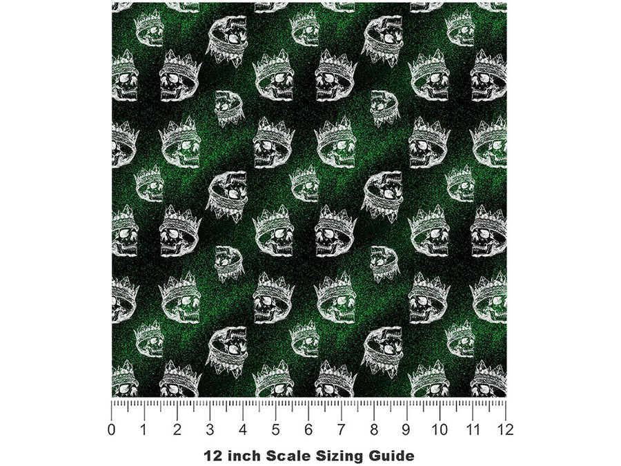 Emerald Lich Horror Vinyl Film Pattern Size 12 inch Scale~Rwraps Emerald Lich Horror Sizing Chart~2