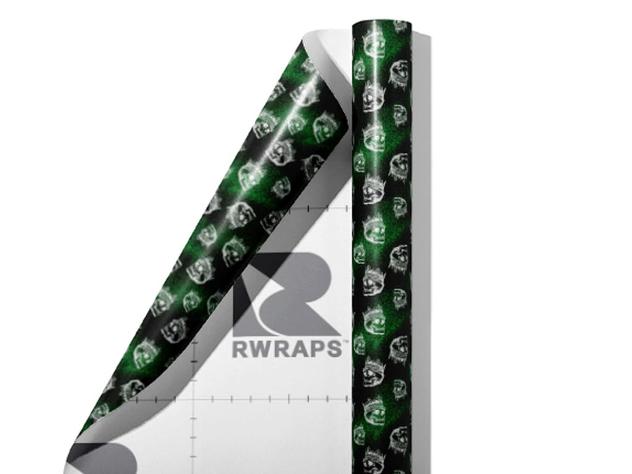 Emerald Lich Horror Wrap Film Sheets~Rwraps Series 914 Emerald Lich Horror Scrolled Sheet~3