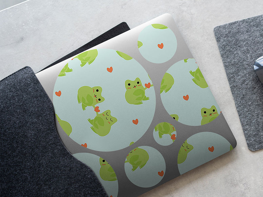 emotional ribbits fresh water DIY Laptop Stickers