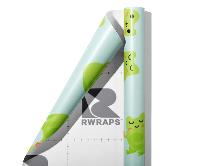 Emotional Ribbits Marine Life Wrap Film Sheets~Rwraps Series 914 Emotional Ribbits Marine Life Scrolled Sheet~3