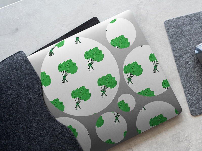 emperor spinach vegetable DIY Laptop Stickers