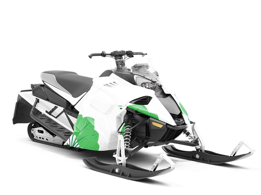 Emperor Spinach Vegetable Custom Wrapped Snowmobile