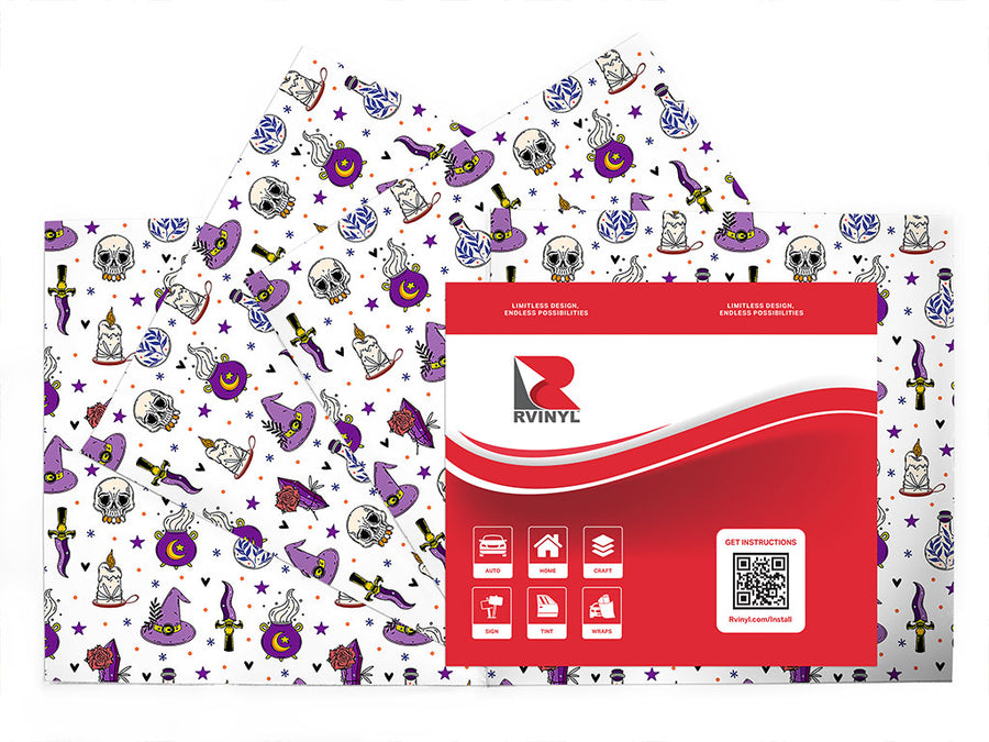 enchanted items horror Craft Vinyl Sheet Pack