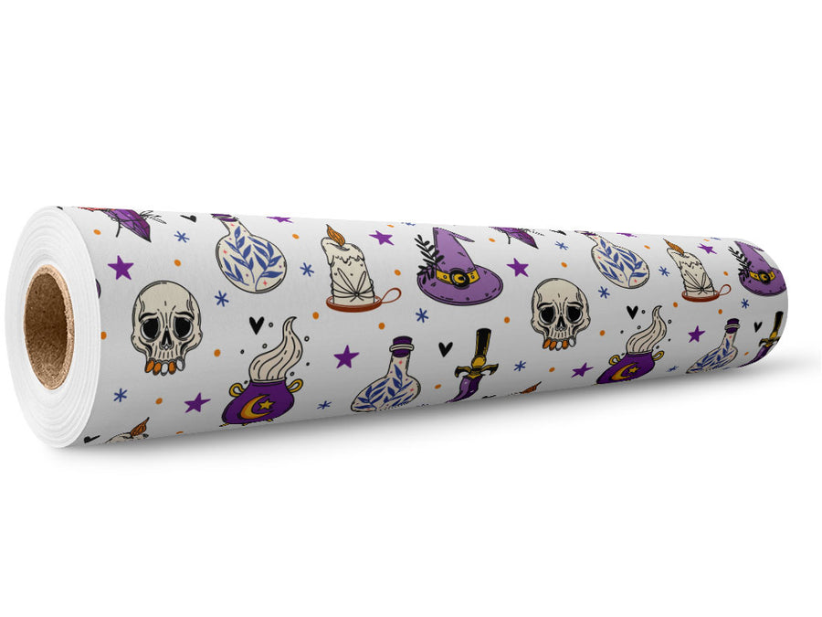 Enchanted Items Witch Wrap Film Wholesale Roll~Rwraps Series 914 Digitally Printed Vinyl Roll~5