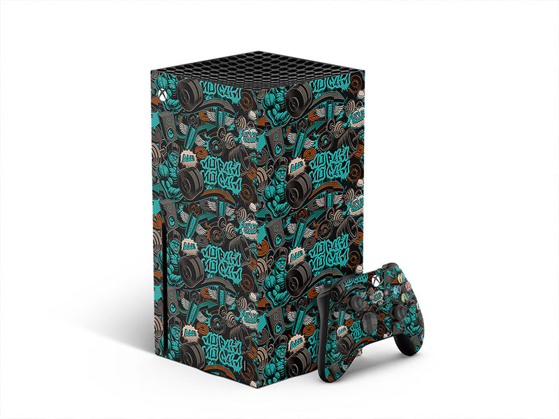 end to end graffiti XBOX DIY Decal
