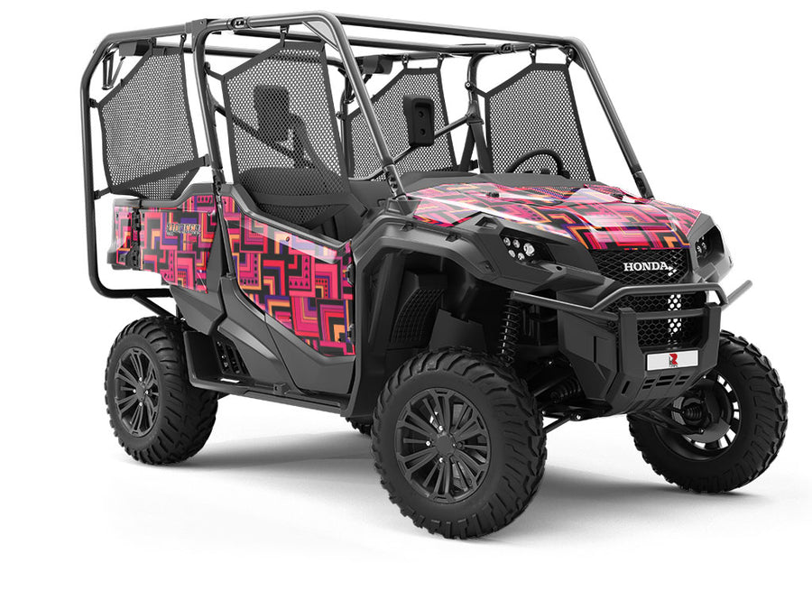 Endless Agitation Art Deco Utility Vehicle Vinyl Wrap