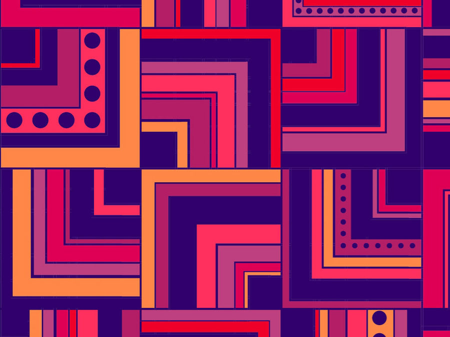 Endless Fun Art Deco Vinyl Wrap Pattern~Rwraps Series 914 Digitally Printed Vinyl Wrap~0