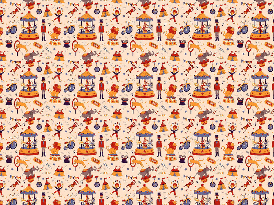 Endless Joy Circus Vinyl Wrap Pattern~Rwraps Series 914 Digitally Printed Vinyl Wrap~0