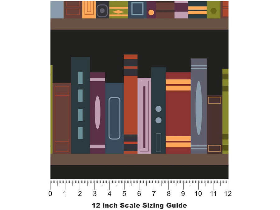Endless Reading Hobby Vinyl Film Pattern Size 12 inch Scale~Rwraps Endless Reading Hobby Sizing Chart~2