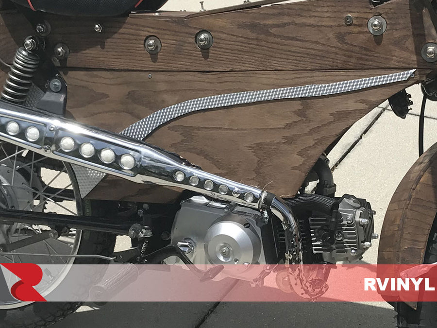 Engine Turn Craft Vinyl DIY Motorcycle Trim