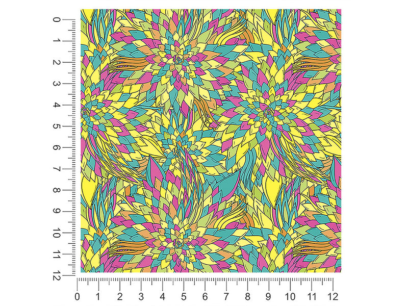 entranced fascination floral 1ft x 1ft Craft Sheets