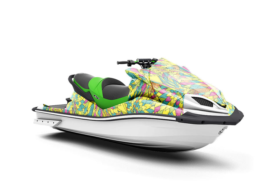 Entranced Fascination Floral Jet Ski Vinyl Customized Wrap