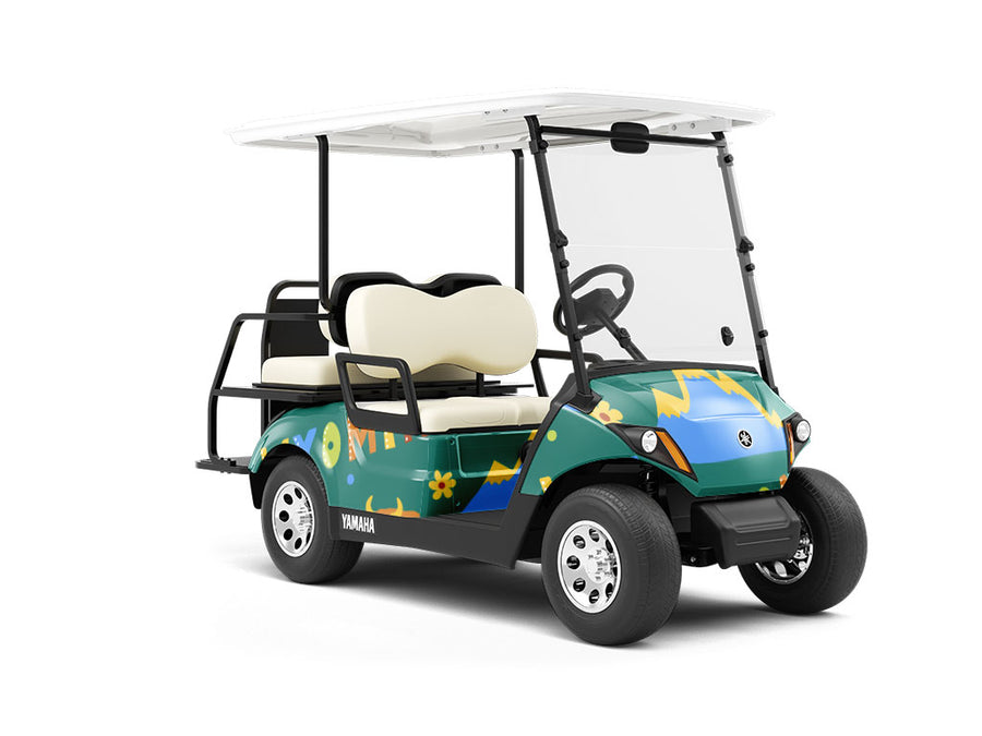 Equality State Americana Wrapped Golf Cart