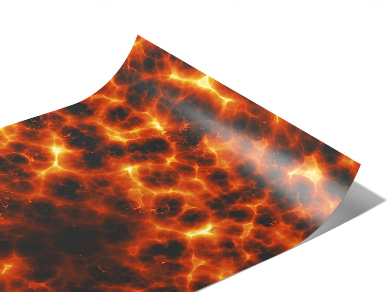 Evacuation Order Lava Vinyl Wraps~Rwraps Series 914 Digitally Printed Vinyl Wrap~0
