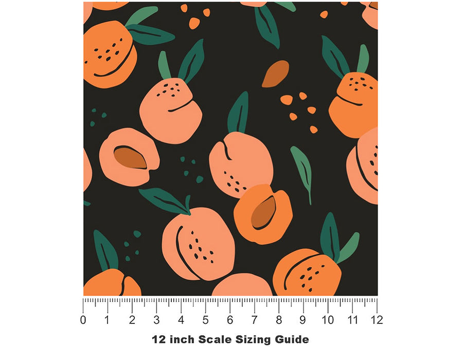 Evas Pride Fruit Vinyl Film Pattern Size 12 inch Scale~Rwraps Evas Pride Fruit Sizing Chart~2
