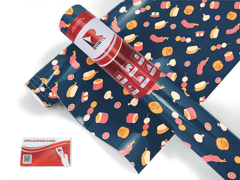 evening dessert japanese Craft Vinyl Roll
