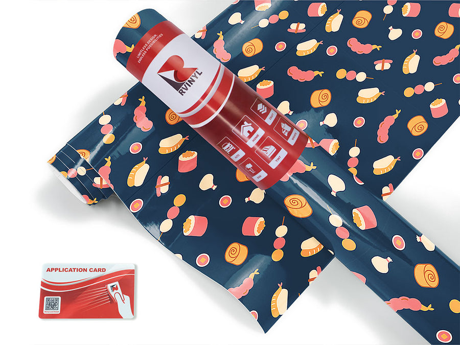 evening dessert japanese Craft Vinyl Roll
