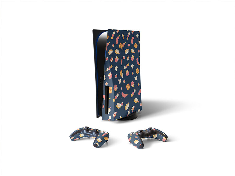 evening dessert japanese Sony PS5 DIY Skin