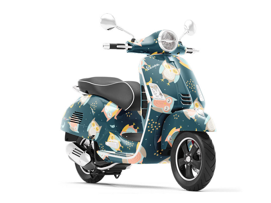 Evening Masters Birds Vespa Scooter Wrap Film