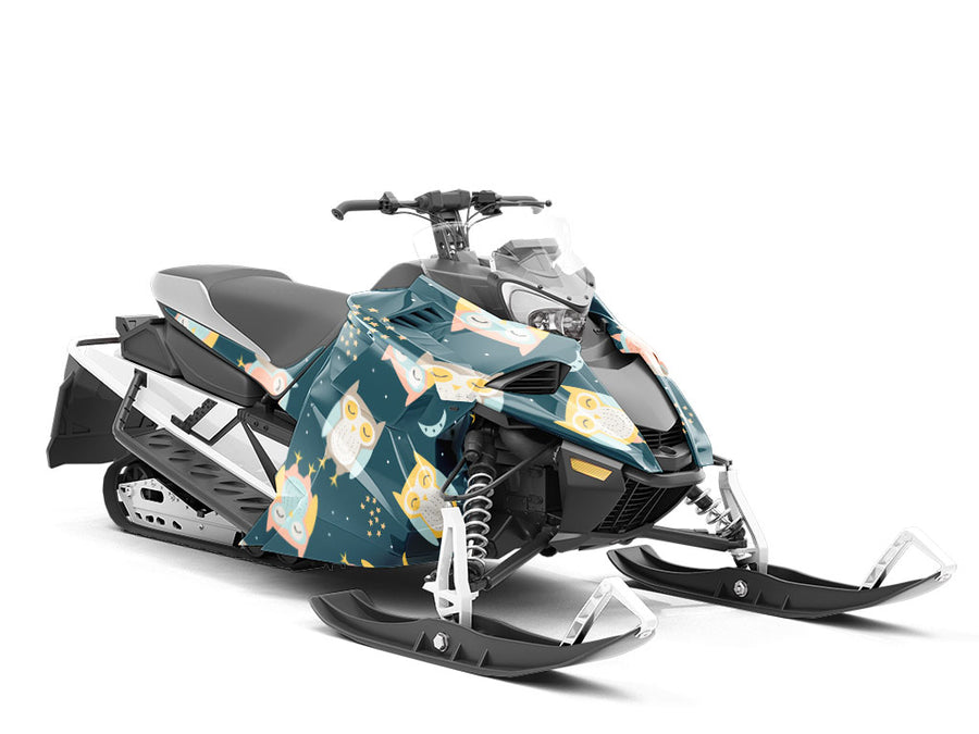 Evening Masters Birds Custom Wrapped Snowmobile