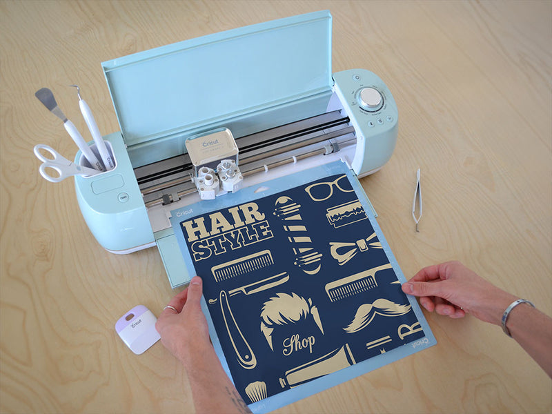 evening shadow barber shop Cricut Compatible Vinyl