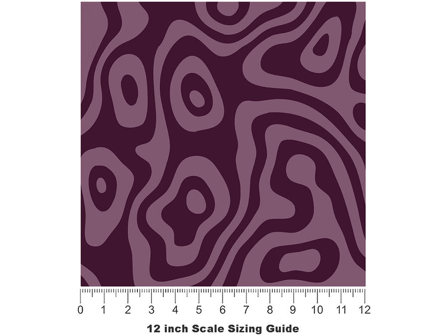 Evil Dragon Abstract Vinyl Film Pattern Size 12 inch Scale~Rwraps Evil Dragon Abstract Sizing Chart~2