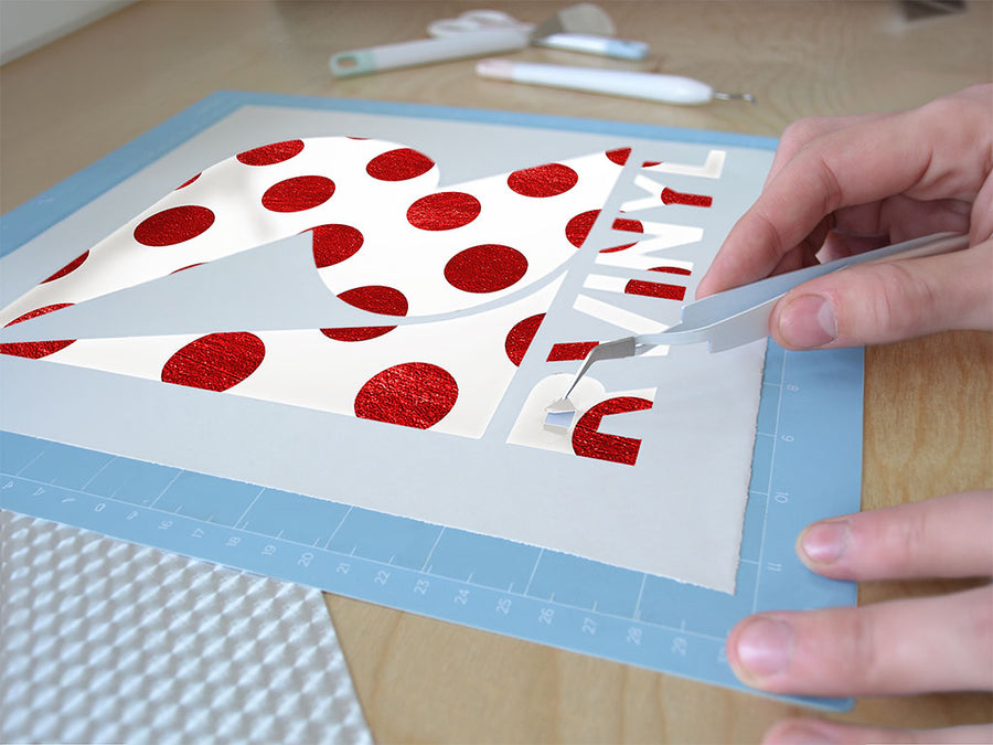 exit sign polka dot Easy Weed Craft Vinyl