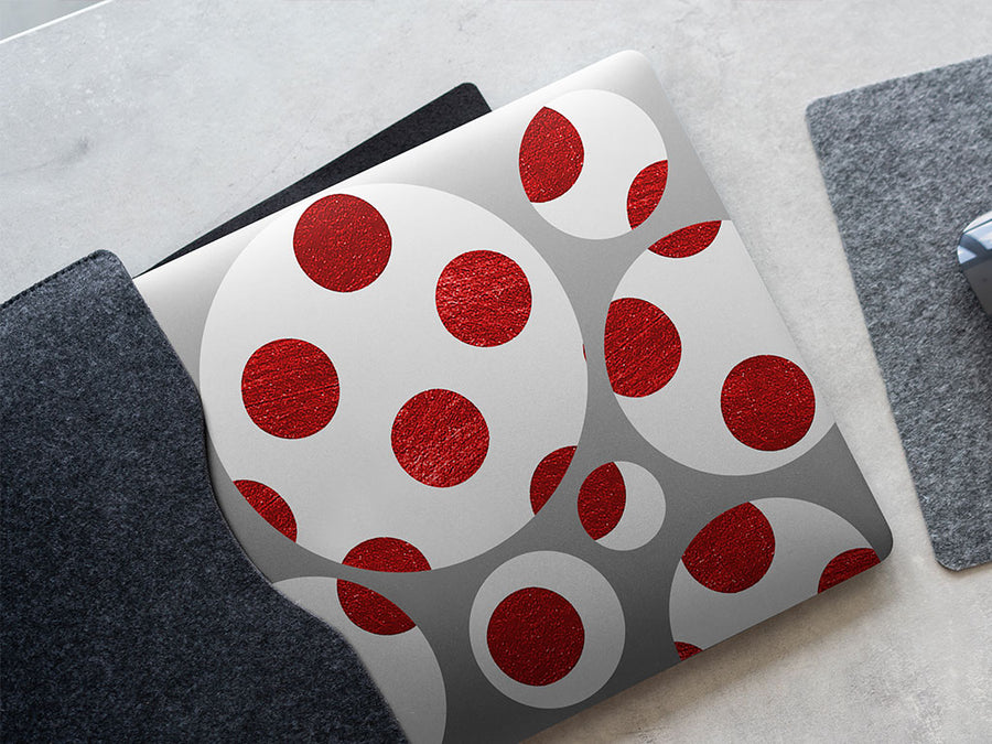 exit sign polka dot DIY Laptop Stickers