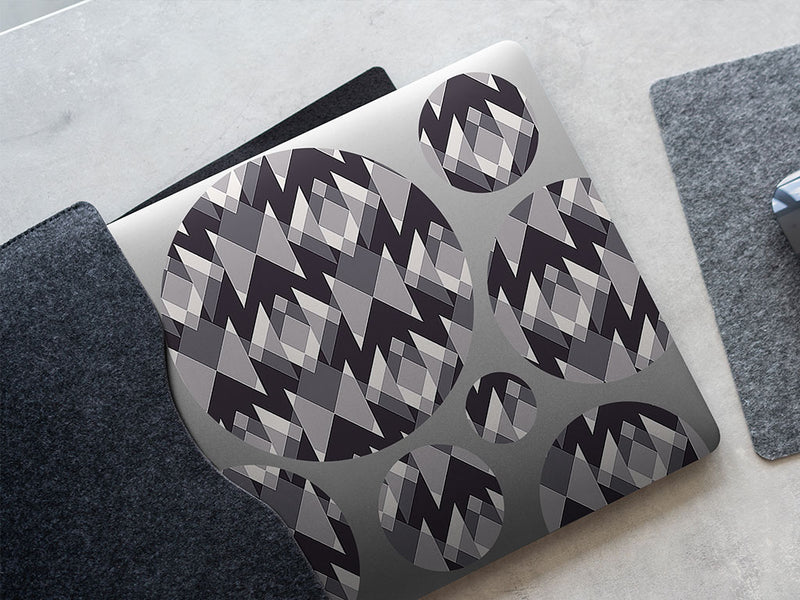 expanding outward mosaic DIY Laptop Stickers