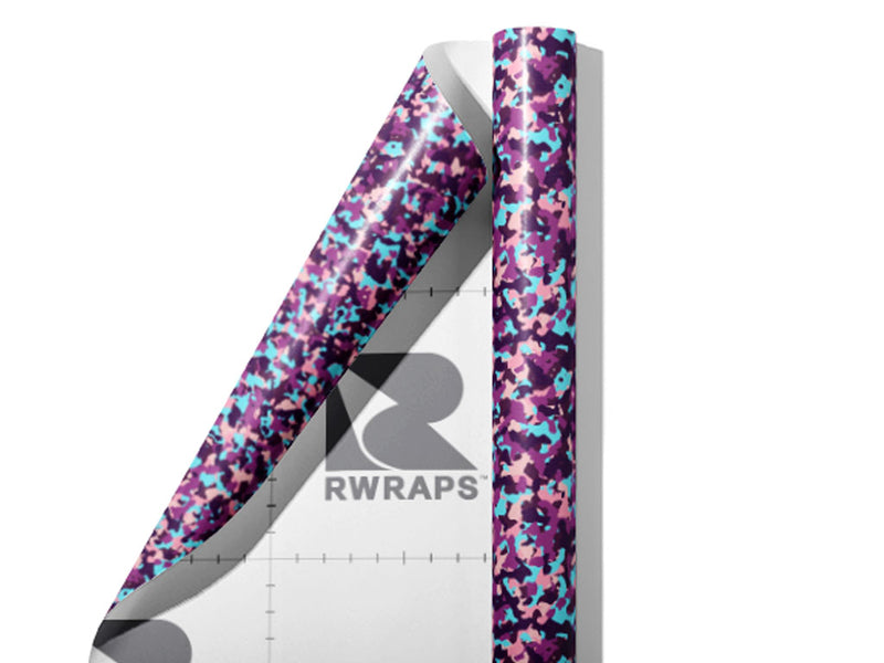 Explosive Party Camouflage Wrap Film Sheets~Rwraps Series 914 Explosive Party Camouflage Scrolled Sheet~3