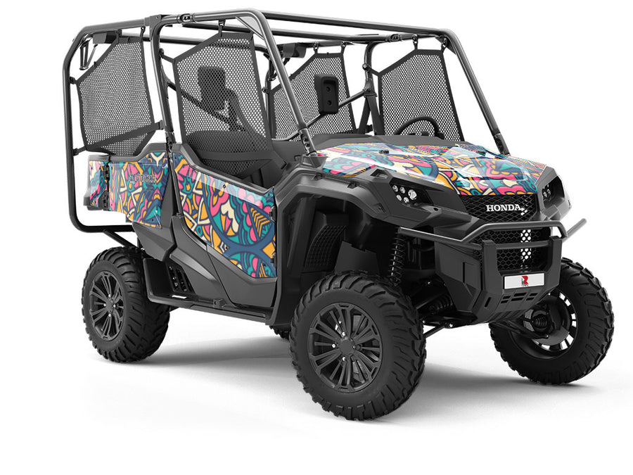 Exuberant Skies Mandala Utility Vehicle Vinyl Wrap