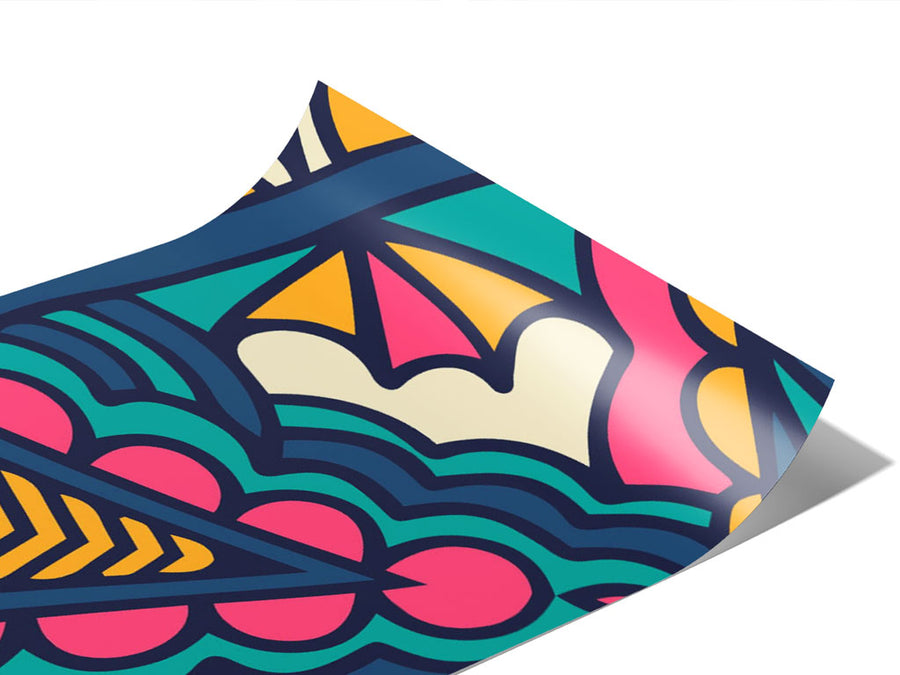 Exuberant Skies Mandala Vinyl Wraps~Rwraps Series 914 Digitally Printed Vinyl Wrap~0