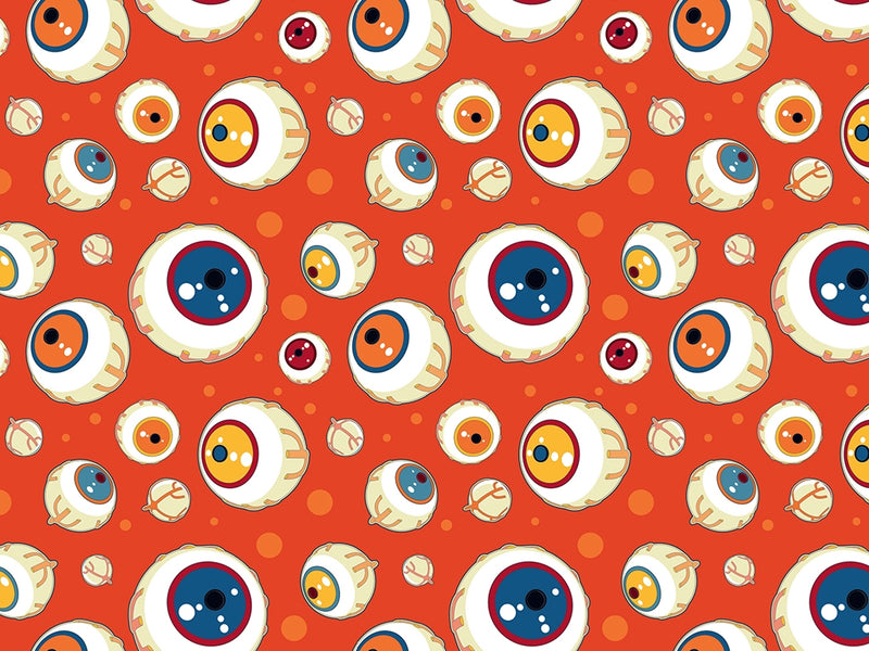 Eye Am Watching Halloween Vinyl Wrap Pattern~Rwraps Series 914 Digitally Printed Vinyl Wrap~0
