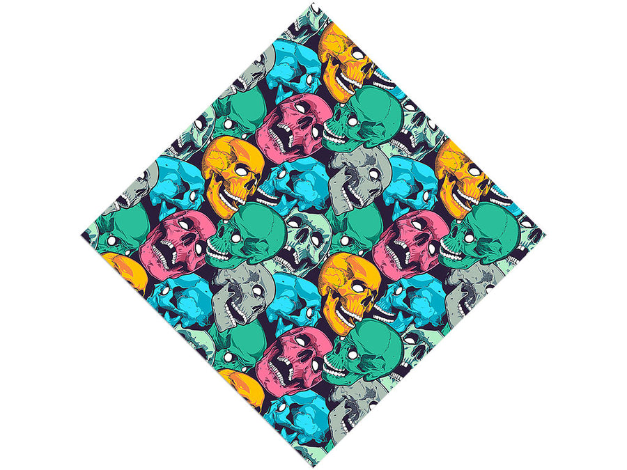 Face Death Sticker Bomb Vinyl Wrap Pattern