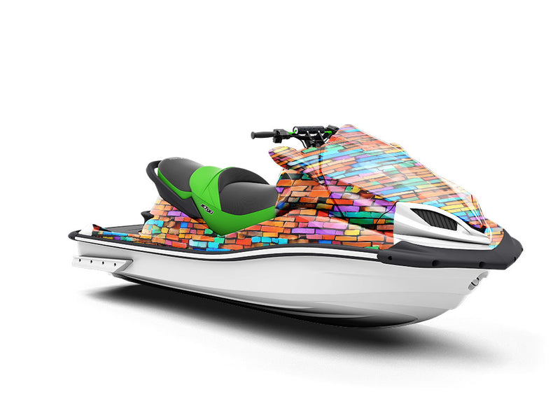 Face Brick Jet Ski Vinyl Customized Wrap