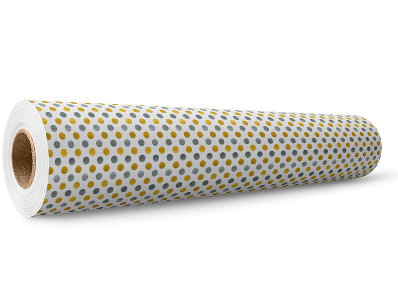 Fade to Gray Polka Dot Wrap Film Wholesale Roll~Rwraps Series 914 Digitally Printed Vinyl Roll~5