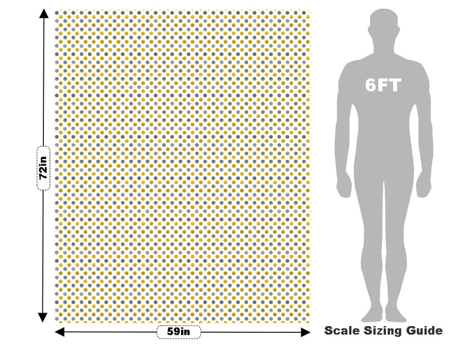 Fade to Gray Polka Dot Vehicle Wrap Scale~Rwraps Series 914 Fade to Gray Polka Dot Measurements~1