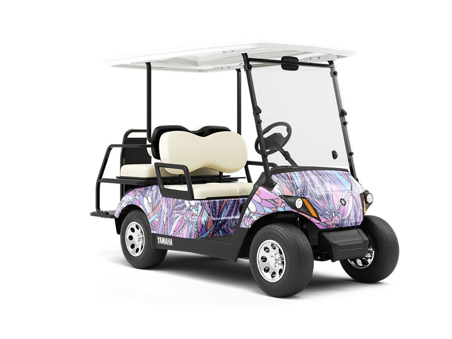 Fae Hideaway Floral Wrapped Golf Cart