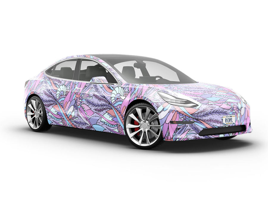 Fae Hideaway Floral Vehicle Vinyl Wrap