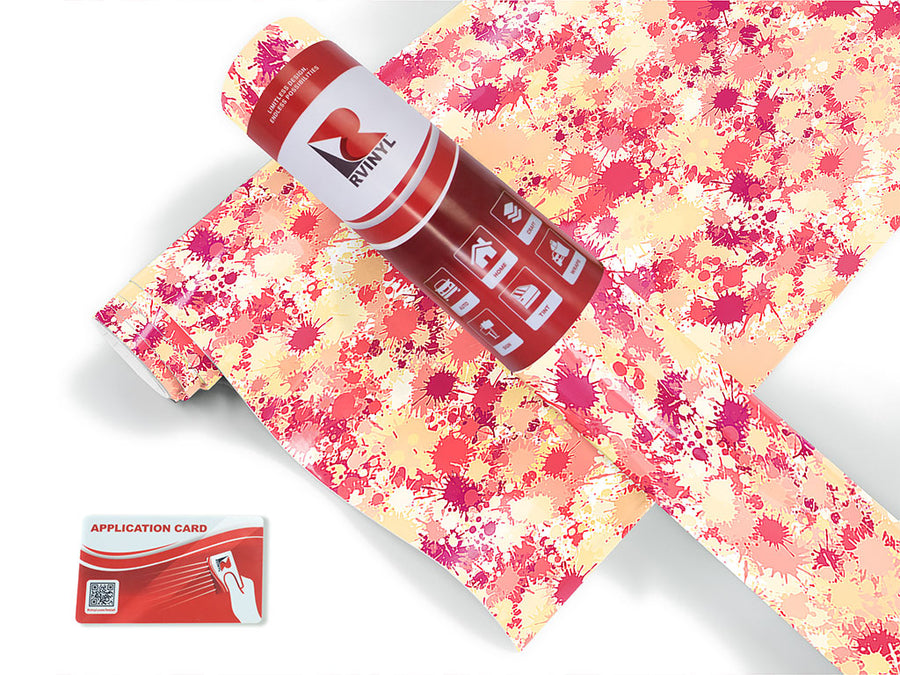 fair lady paint splatter Craft Vinyl Roll