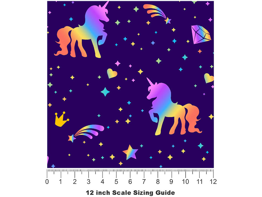 Fairytale Dream Fantasy Vinyl Film Pattern Size 12 inch Scale~Rwraps Fairytale Dream Fantasy Sizing Chart~2