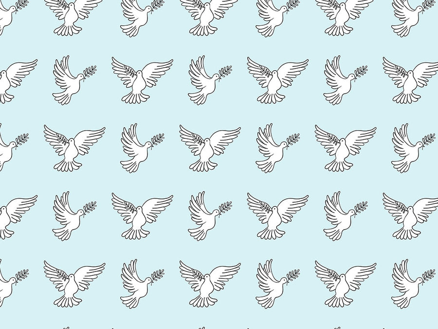 Faithful Innocence Birds Vinyl Wrap Pattern~Rwraps Series 914 Digitally Printed Vinyl Wrap~0