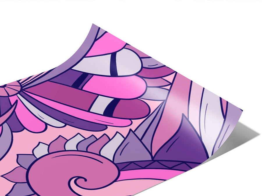 Fallen Angel Floral Vinyl Wraps~Rwraps Series 914 Digitally Printed Vinyl Wrap~0