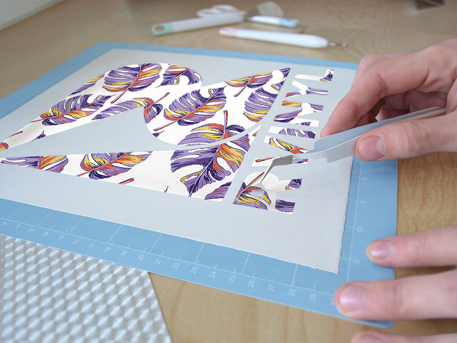 falling hawthorn floral Easy Weed Craft Vinyl