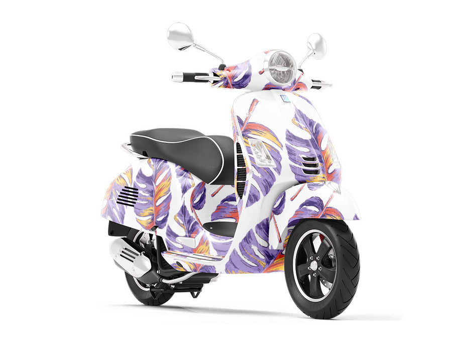 Falling Hawthorn Floral Vespa Scooter Wrap Film