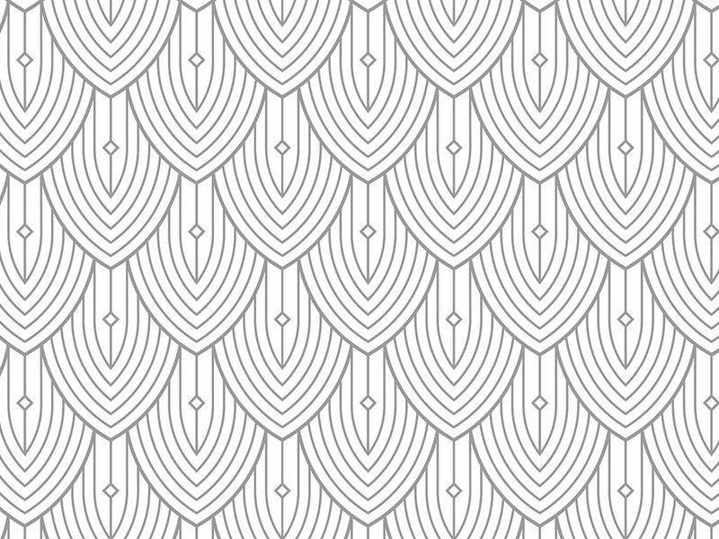 Falling Scales Art Deco Vinyl Wrap Pattern~Rwraps Series 914 Digitally Printed Vinyl Wrap~0